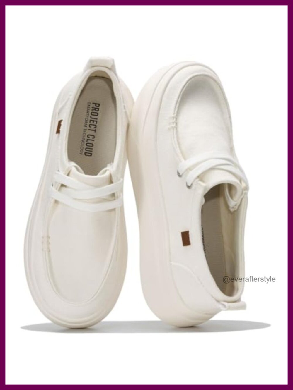 Platform Loafers Women Slip On Boat Shoes Comfort Sneakers